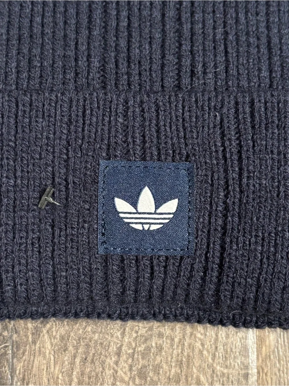ADIDAS Men’s 2 Pack Folded Beanies NEW WITH TAGS Navy and Red One Size Fits Most